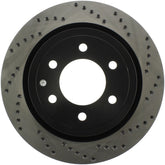18-22 Ford Raptor StopTech 128.65153L w/ Electronic Parking Brake Sport Cross Drilled Left Rear Rotor